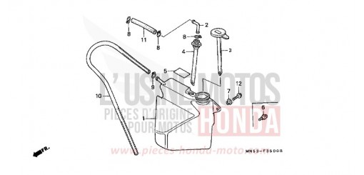 RESERVE TANK GL1500J de 1988